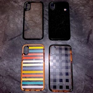 Casetify iPhone X and Xs cases - 4 multi